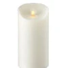 Moving Flame White Candle Battery Operated 3.5 X 7 - Timer - Remote Ready -Home Decoration Onsale white moving flame 7 inch