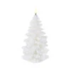 Uyuni 4.25 X 8 Inch White Christmas Tree Candle - Remote Ready -Home Decoration Onsale white tree uyuni candle