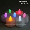 Wholesale LED Color Changing Tea Lights 144 Pcs -Home Decoration Onsale wholesale cc tall tealights