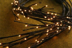 Electric Lighted Willow Garland - 96 Bulbs 5 Feet -Home Decoration Onsale will garland main