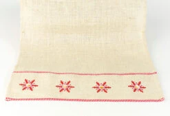 Snowflake Runner With Button Center - 72 Inch Table Runner -Home Decoration Onsale yall runner